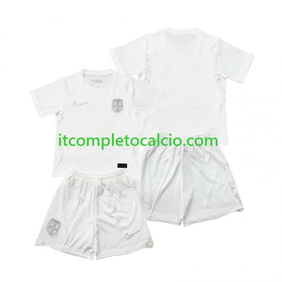 Maglia Norvegia Terza Divisa Mondiali 2026 Manica Corta ,Bambino