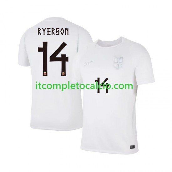 Maglia Norvegia Julian Ryerson 14 Terza Divisa Mondiali 2026 Manica Corta ,Uomo
