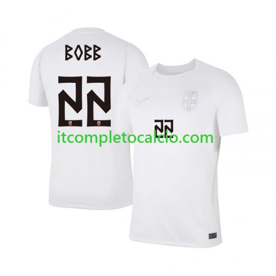 Maglia Norvegia Oscar Bobb 22 Terza Divisa Mondiali 2026 Manica Corta ,Uomo