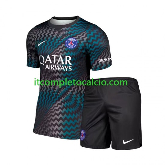 Maglia Paris Saint-Germain Portiere Divisa Home 2026-2027 Manica Corta ,Bambino