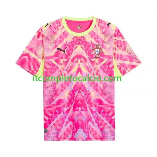 Maglia Portogallo Portiere Terza Divisa Mondiali 2026 Manica Corta ,Uomo