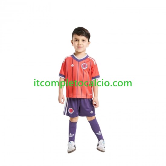 Maglia Scozia Divisa Away Mondiali 2026 Manica Corta ,Bambino