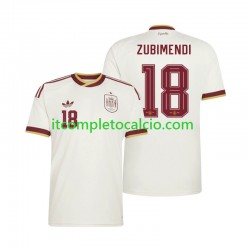 Maglia Spagna Martin Zubimendi 18 Divisa Away Mondiali 2026 Manica Corta ,Uomo Maglia Spagna Martin Zubimendi 18 Divisa Away Mondiali 2026 Manica Corta ,Uomo