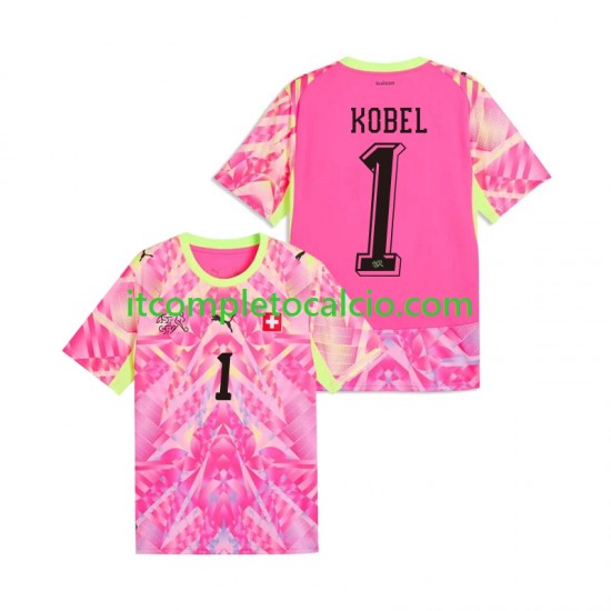 Maglia Svizzera Gregor Kobel 1 Portiere Divisa Away Mondiali 2026 Manica Corta ,Uomo Maglia Svizzera Gregor Kobel 1 Portiere Divisa Away Mondiali 2026 Manica Corta ,Uomo