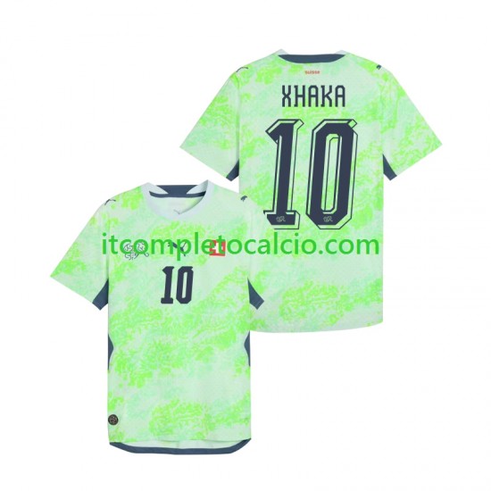 Maglia Svizzera Granit Xhaka 10 Divisa Away Mondiali 2026 Manica Corta ,Uomo Maglia Svizzera Granit Xhaka 10 Divisa Away Mondiali 2026 Manica Corta ,Uomo