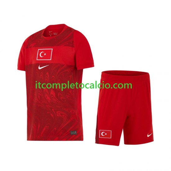 Maglia Turchia Divisa Home Mondiali 2026 Manica Corta ,Bambino