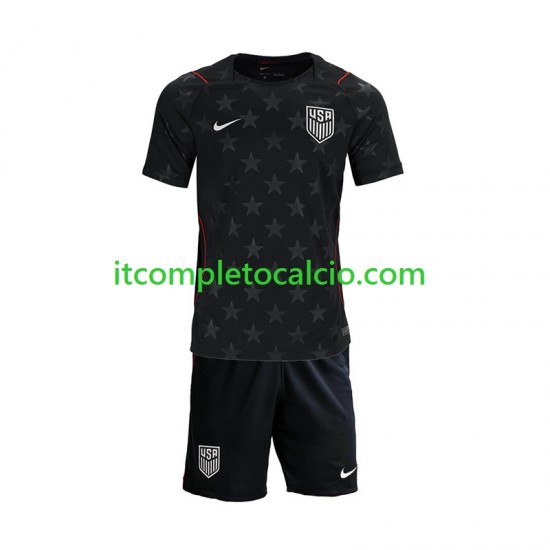 Maglia Stati Uniti Divisa Away Mondiali 2026 Manica Corta ,Bambino