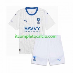 Maglia Al-Hilal Divisa Away 2024-2025 Manica Corta ,Bambino Maglia Al-Hilal Divisa Away 2024-2025 Manica Corta ,Bambino