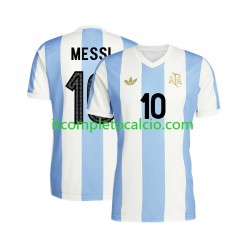 Maglia Argentina Lionel Messi 10 50 Anniversary Divisa Home Manica Corta ,Uomo