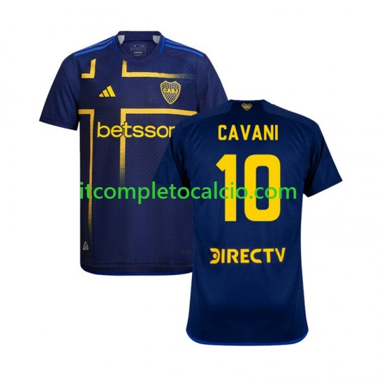 Maglia Boca Juniors CAVANI 10 Terza Divisa 2024-2025 Manica Corta ,Uomo