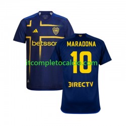 Maglia Boca Juniors MARADONA 10 Terza Divisa 2024-2025 Manica Corta ,Uomo