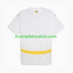 Maglia Ghana Divisa Home 2024 Manica Corta ,Uomo
