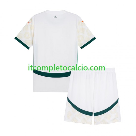 Maglia Costa d'Avorio Divisa Away 2025 Manica Corta ,Bambino