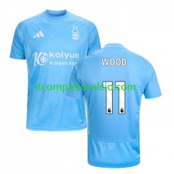 Maglia Nottingham Forest Chris Wood 11 Terza Divisa 2024-2025 Manica Corta ,Uomo