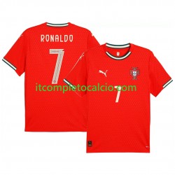 Maglia Portogallo RONALDO 7 Divisa Home 2025 Manica Corta ,Uomo