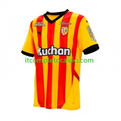 Maglia RC Lens Divisa Home 2024-2025 Manica Corta ,Uomo