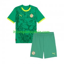 Maglia Senegal Divisa Away 2025 Manica Corta ,Bambino