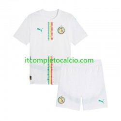 Maglia Senegal Divisa Home 2025 Manica Corta ,Bambino