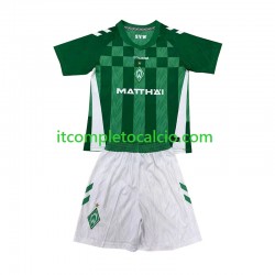 Maglia Werder Bremen Divisa Home 2024-2025 Manica Corta ,Bambino