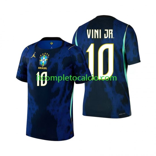 Maglia Brasile Vinicius Junior 10 Divisa Away Mondiali 2026 Manica Corta ,Uomo