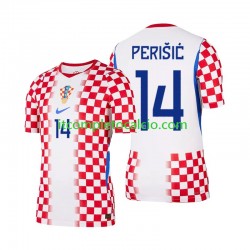 Maglia Croazia Ivan Perisic 14 Divisa Home Mondiali 2026 Manica Corta ,Uomo
