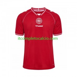 Maglia Danimarca Divisa Home 2026 Manica Corta ,Uomo