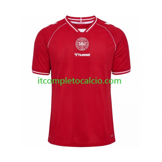 Maglia Danimarca Divisa Home 2026 Manica Corta ,Uomo