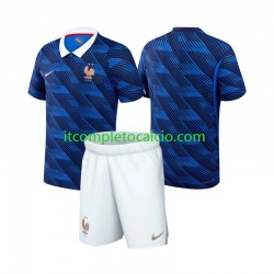 Maglia Francia Divisa Home Mondiali 2026 Manica Corta ,Bambino