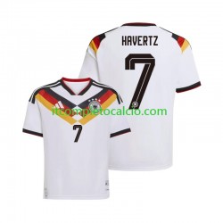 Maglia Germania Kai Havertz 7 Divisa Home Mondiali 2026 Manica Corta ,Uomo