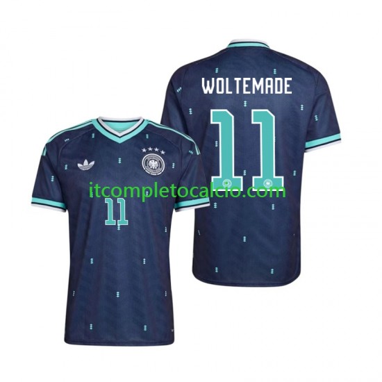Maglia Germania Nick Woltemade 11 Divisa Away Mondiali 2026 Manica Corta ,Uomo