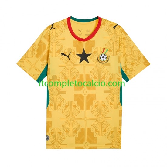 Maglia Ghana Divisa Away Mondiali 2026 Manica Corta ,Uomo