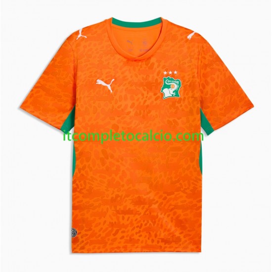 Maglia Costa d'Avorio Divisa Home Mondiali 2026 Manica Corta ,Uomo