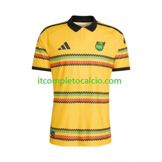 Maglia Giamaica Divisa Home Mondiali 2026 Manica Corta ,Uomo