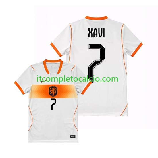 Maglia Paesi Bassi Xavi Simons 7 Divisa Away Mondiali 2026 Manica Corta ,Uomo