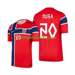 Maglia Norvegia Antonio Nusa 20 Divisa Home Mondiali 2026 Manica Corta ,Uomo