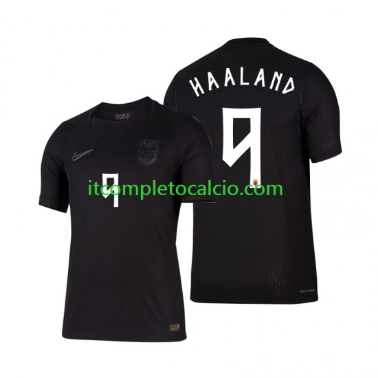 Maglia Norvegia Erling Haaland 9 Divisa Away Mondiali 2026 Manica Corta ,Uomo