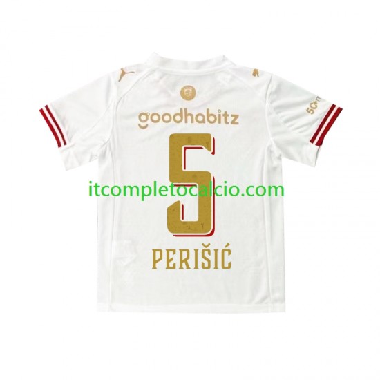 Maglia PSV Eindhoven Ivan Perisic 5 Efteling Quarto Divisa 2025-2026 Manica Corta ,Uomo