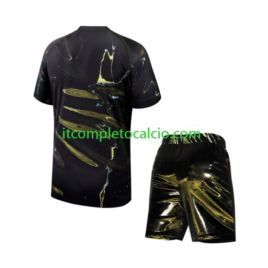 Maglia Paris Saint-Germain Night Edition Quarto Divisa 2025-2026 Manica Corta ,Bambino