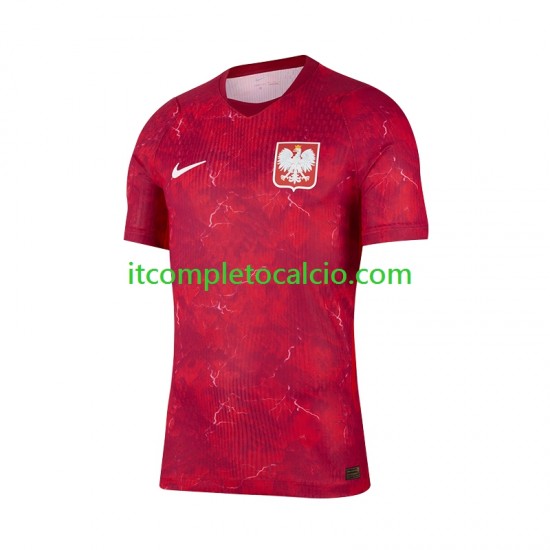 Maglia Polonia Divisa Away 2026 2027 Manica Corta ,Uomo