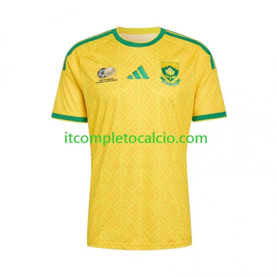 Maglia Sudafrica Divisa Home Mondiali 2026 Manica Corta ,Uomo