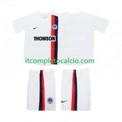 Maglia AC Milan 2003 Retro Divisa Away 2002 Manica Corta ,Bambino
