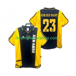 Maglia AFC Ajax VAN DER VAART 23 2000 2001 Retro Divisa Away Manica Corta ,Uomo