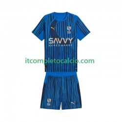 Maglia Al Hilal CWC Divisa Home 2025-2026 Manica Corta ,Bambino