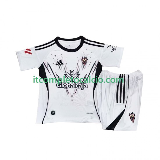 Maglia Albacete Divisa Home 2025-2026 Manica Corta ,Bambino