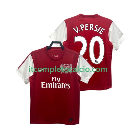 Maglia Arsenal V PERSIE 20 2012 Retro Divisa Home 2011 Manica Corta ,Uomo