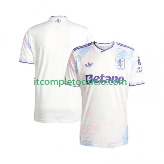 Maglia Aston Villa Terza Divisa 2025-2026 Manica Corta ,Uomo