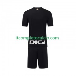 Maglia Athletic Bilbao Portiere Divisa Home 2025-2026 Manica Corta ,Bambino