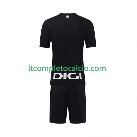 Maglia Athletic Bilbao Portiere Divisa Home 2025-2026 Manica Corta ,Bambino