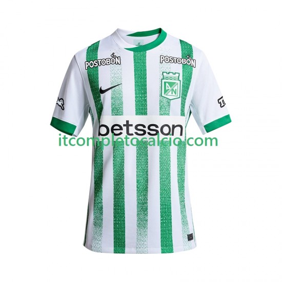Maglia Atletico Nacional Divisa Home 2025 Manica Corta ,Uomo