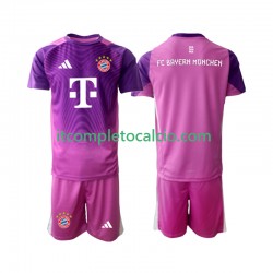 Maglia FC Bayern München Portiere Quarto Divisa 2025-2026 Manica Corta ,Bambino